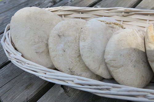 Pitas cuit four à bois