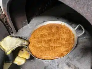 Galette Charentaise au four à bois