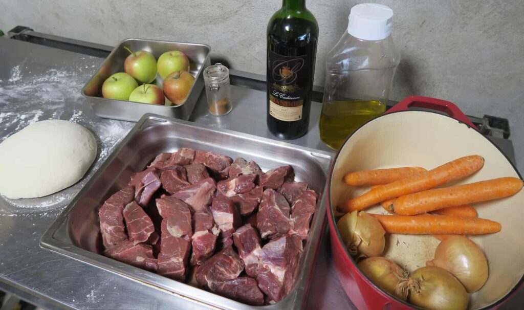 Fournée d'Automne : Boeuf bourguignon, pain levain, pommes au four