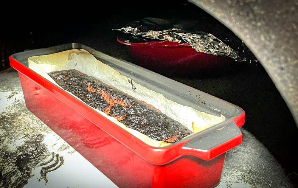 Pain d'épices sorti au four trop chaud,