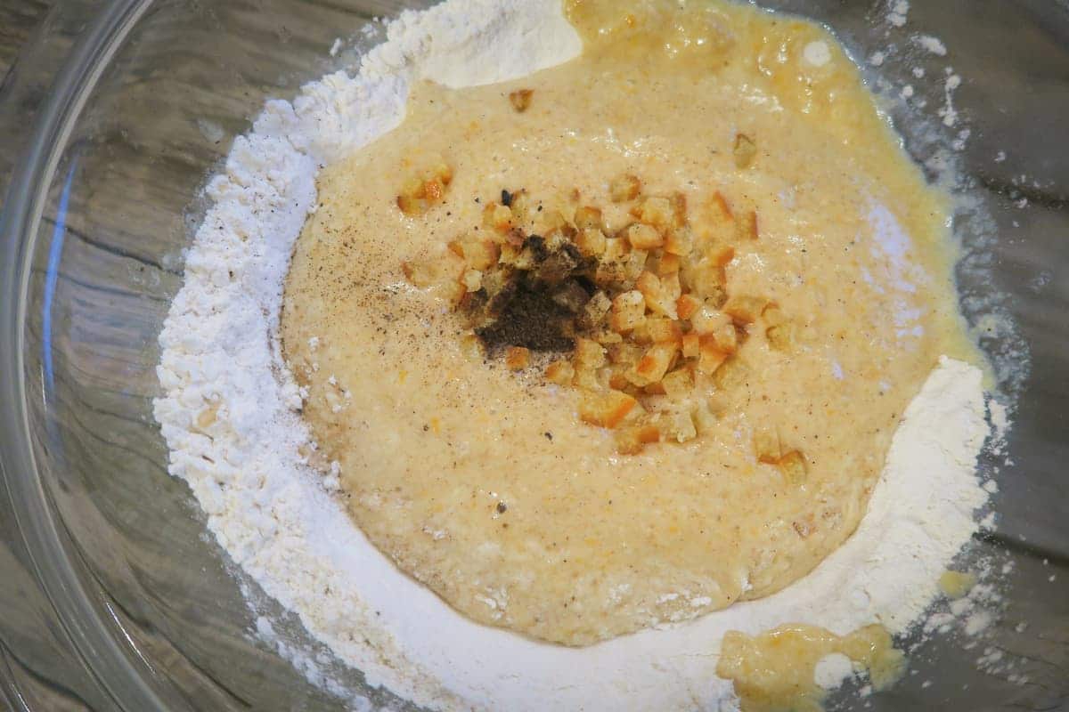 Préparation pour la pâte du pain d'épices