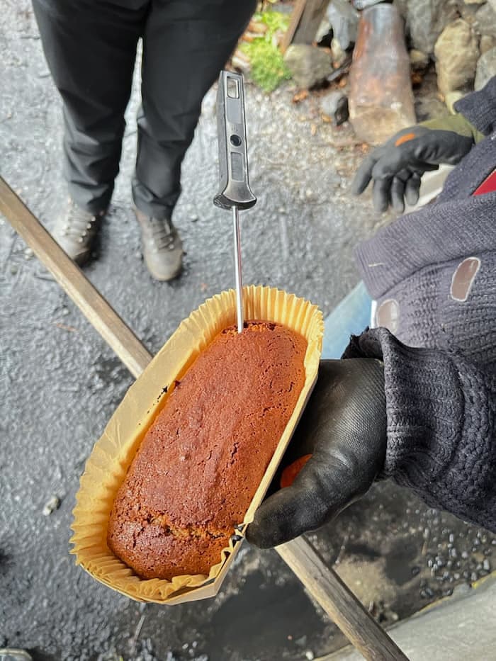 Contrôle température du pain d'épices à 192° C