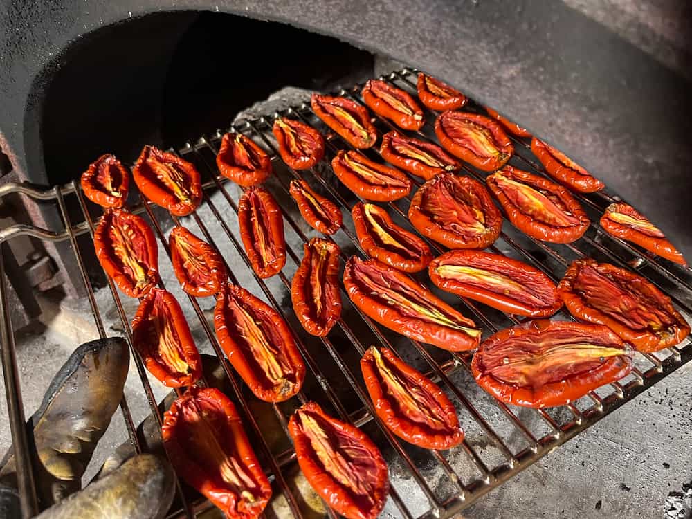 Fournée chaleur tombante : Tomates roma séchées